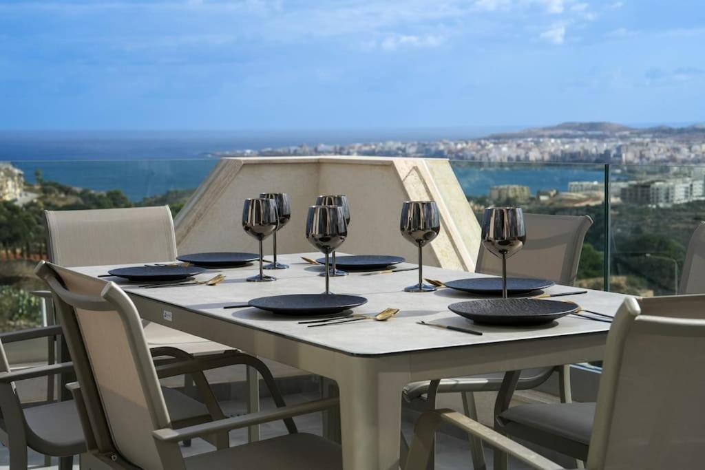 Lux Sea&Country Views With Pool Daire Mellieħa Dış mekan fotoğraf