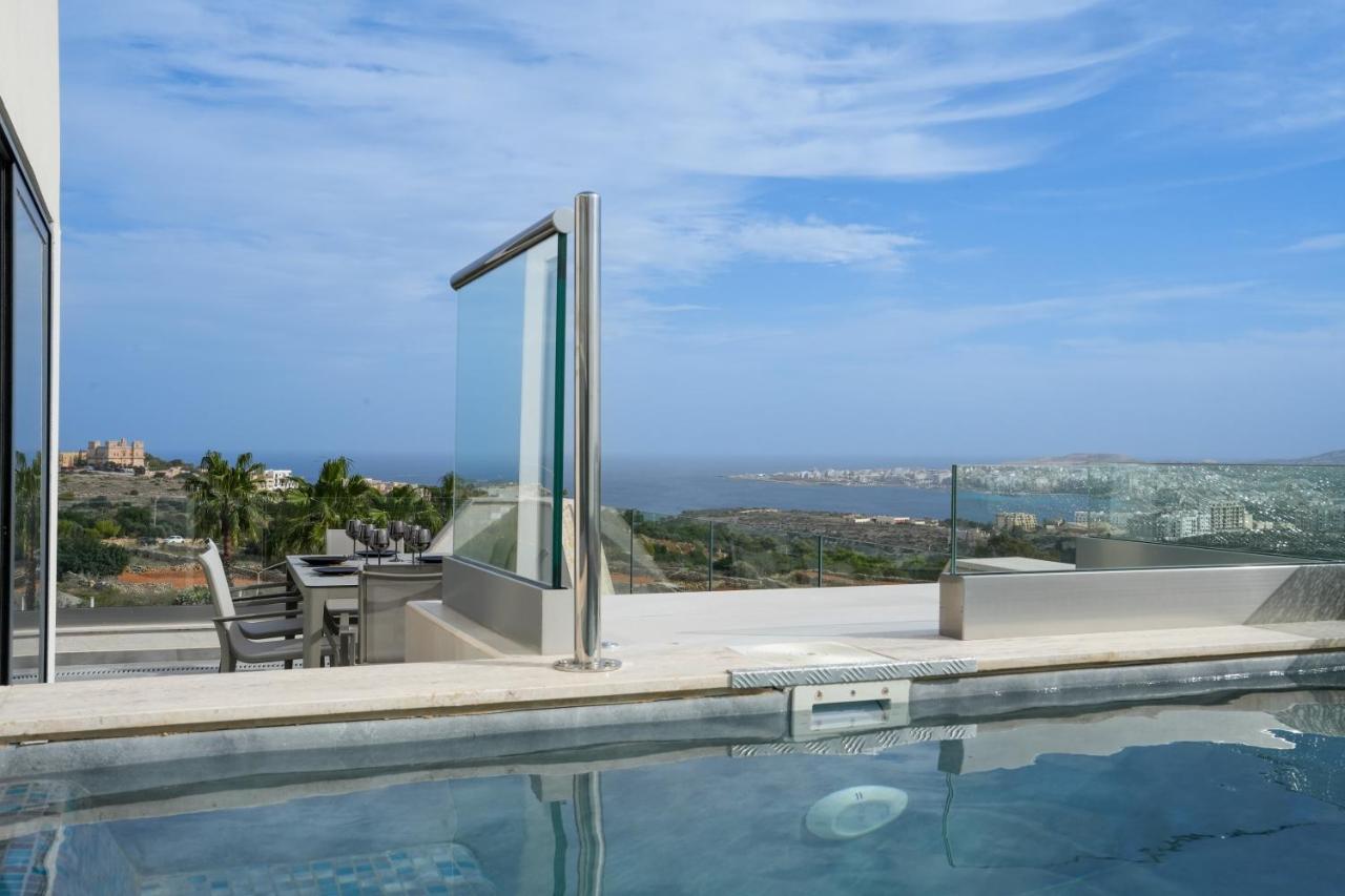 Lux Sea&Country Views With Pool Daire Mellieħa Dış mekan fotoğraf