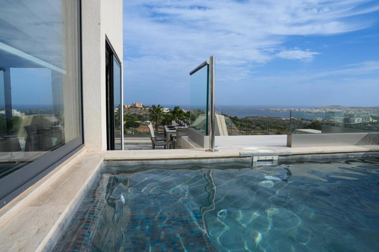 Lux Sea&Country Views With Pool Daire Mellieħa Dış mekan fotoğraf