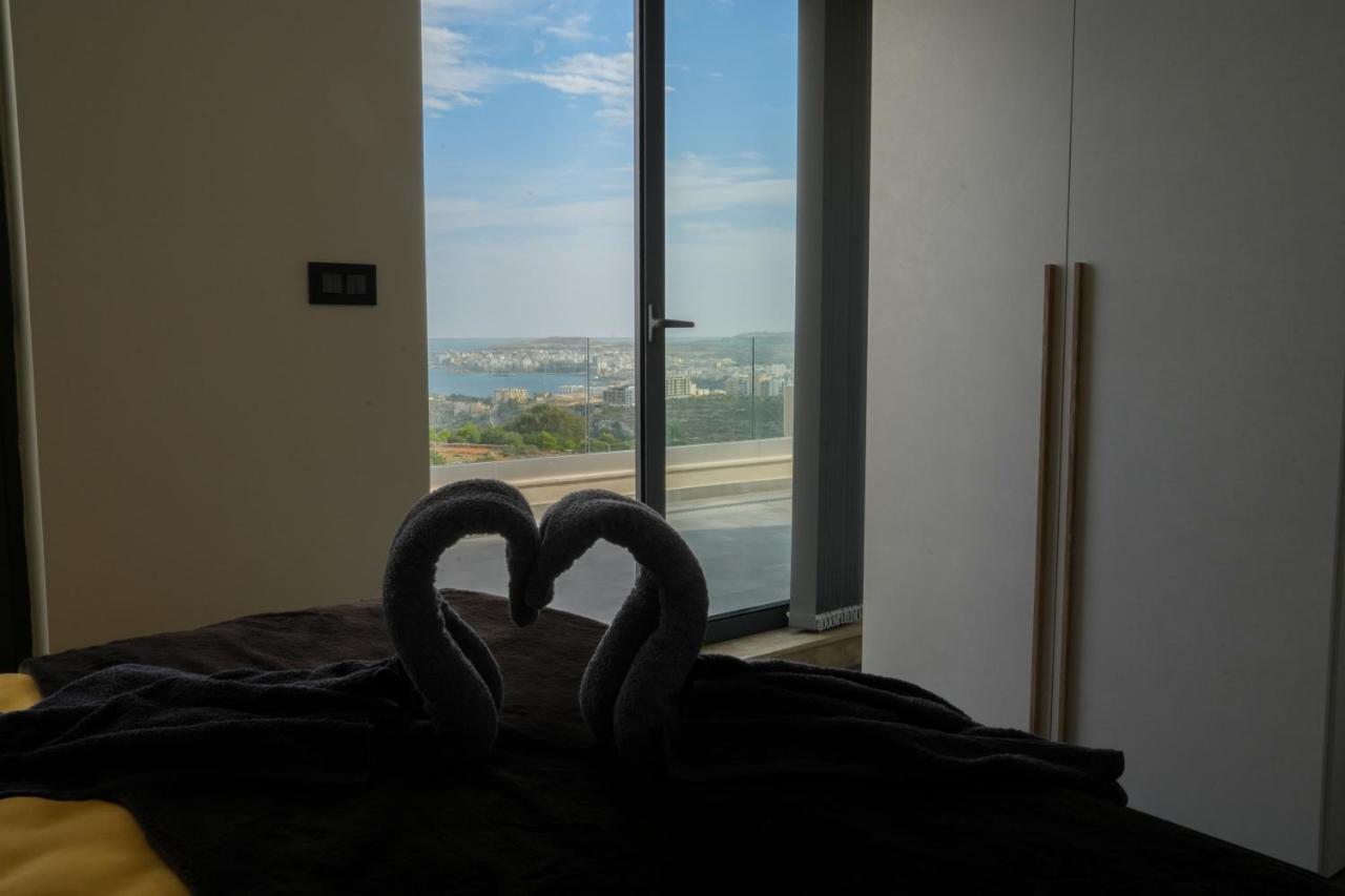 Lux Sea&Country Views With Pool Daire Mellieħa Dış mekan fotoğraf